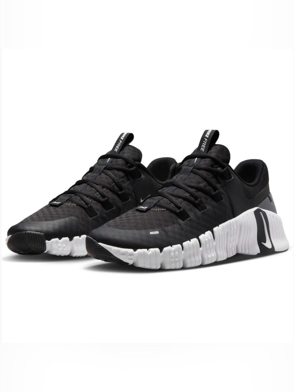 Nike Free Metcon 5 Training Shoe Black/White Women 7.5 M